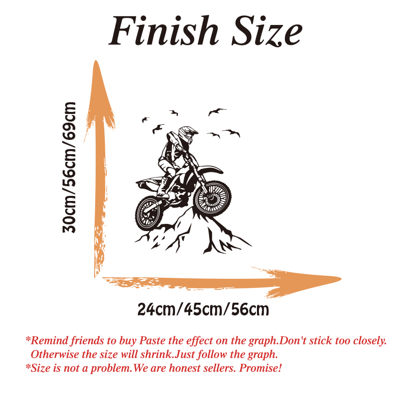 Dirt Bike Mountain Wall Sticke - đánh giá và giá Mountain Biking Europe