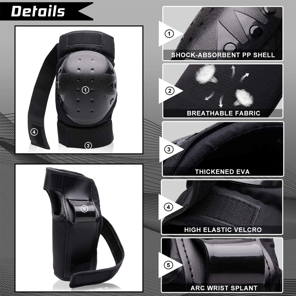 Adult Youth Protective Knee Pa - đánh giá và giá Mountain Biking Elbow Pads